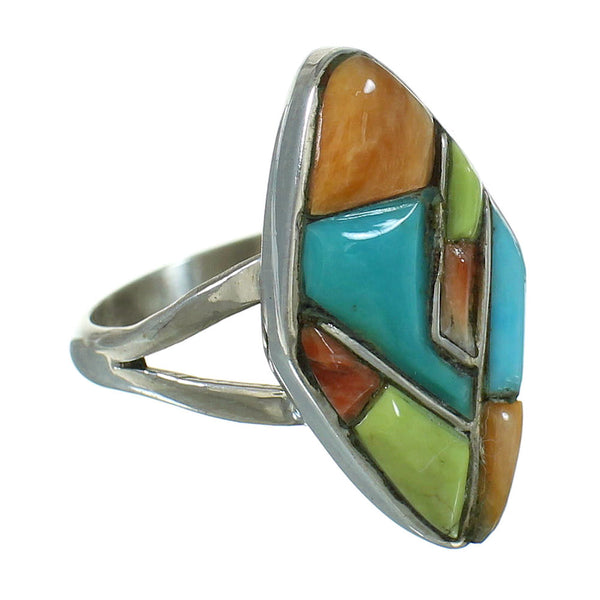 Whiterock Silver Multicolor Ring